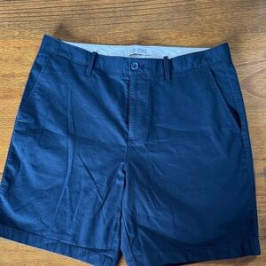 HUGO Navy Flat Front Men's Shorts